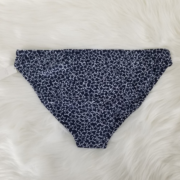 Gap Love Navy Blue White Stars Bikini Swim Bottom - Picture 2 of 5